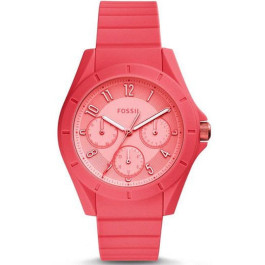 Watch strap (Strap + Case combination) Fossil ES4187 Silicone Pink